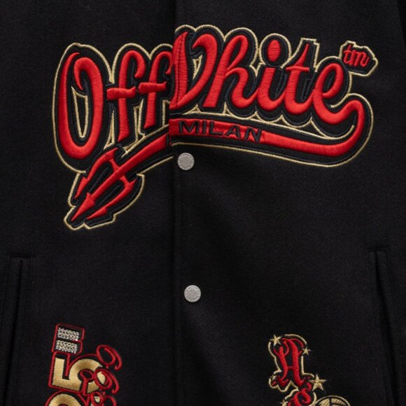 OFF-WHITE Red Baseball Jersey - Picture 4 of 10